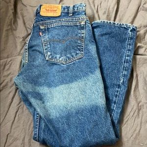Vintage high waisted Levi jeans